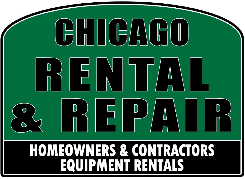 Chicago Rental & Repair sign graphic - company logo - Lincoln, IL